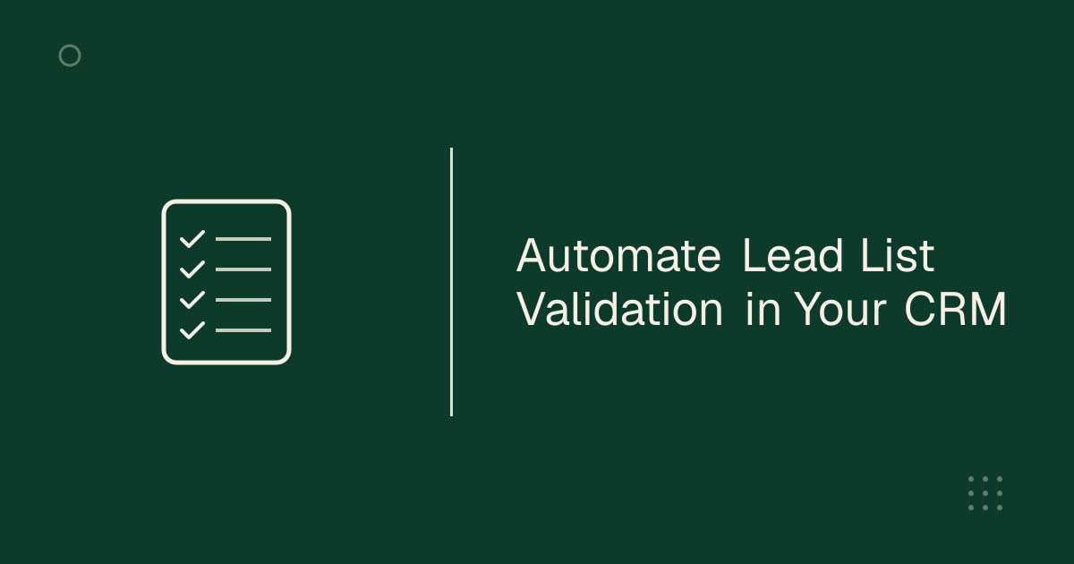 How to automate WhatsApp validation for leads entering your CRM
