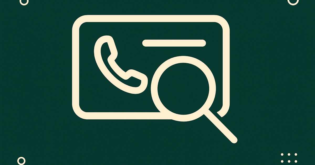 How to search a number on WhatsApp (without adding them)